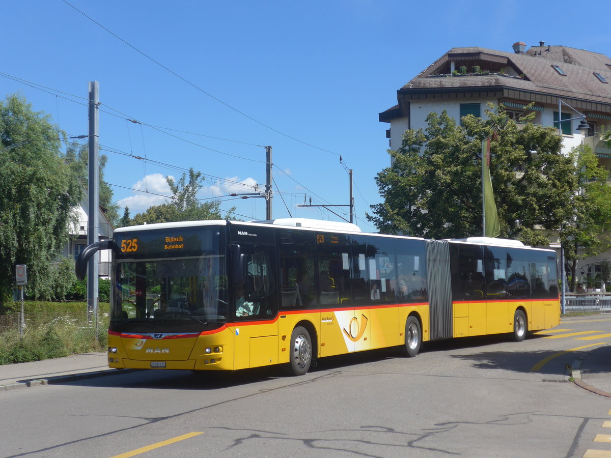 (218'757) - PostAuto Z�rich - Nr. 362/ZH 781'111 - MAN am 18. Juli 2020 beim Bahnhof B�lach