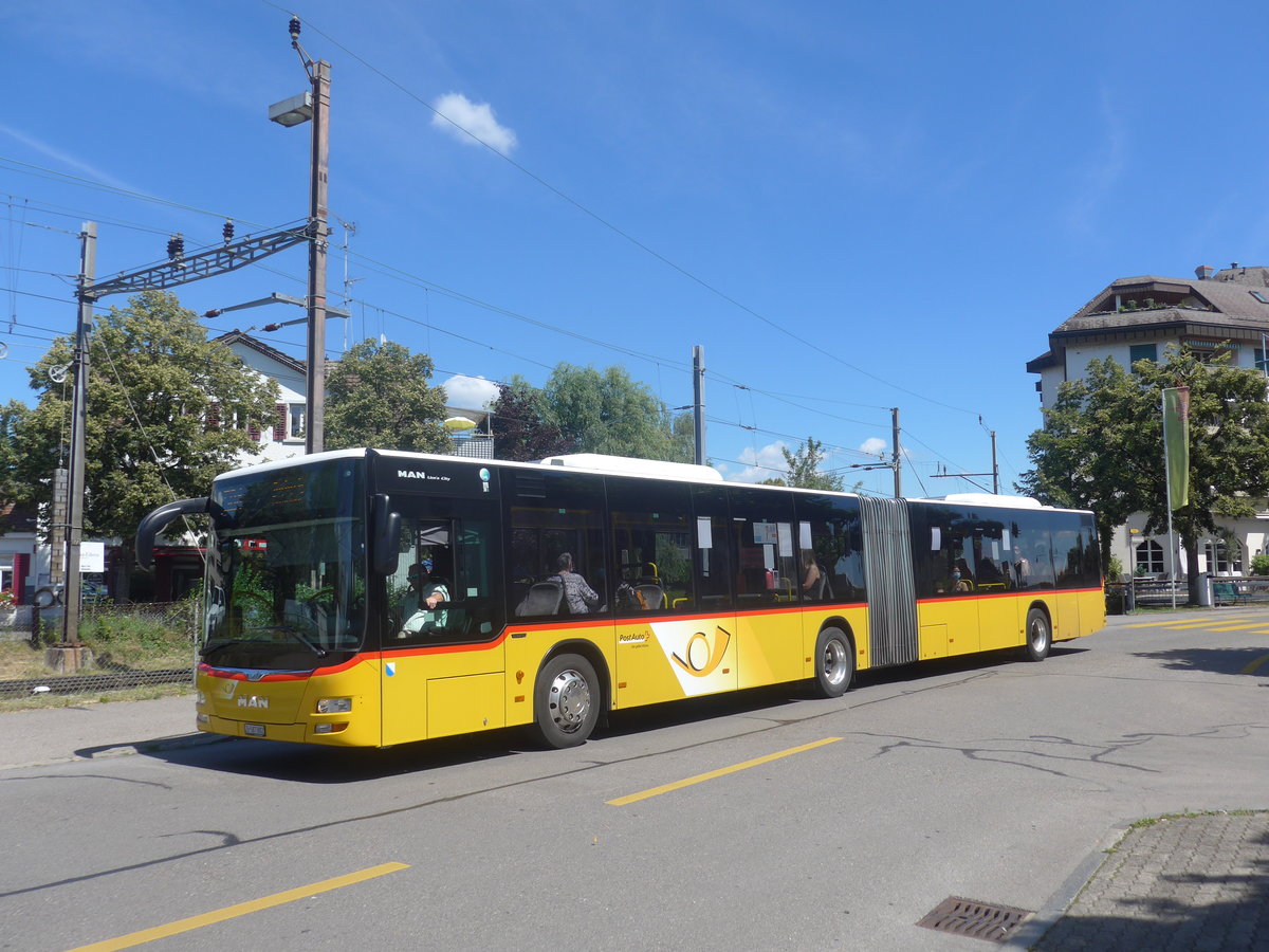 (218'758) - PostAuto Z�rich - Nr. 315/ZH 587'882 - MAN am 18. Juli 2020 beim Bahnhof B�lach