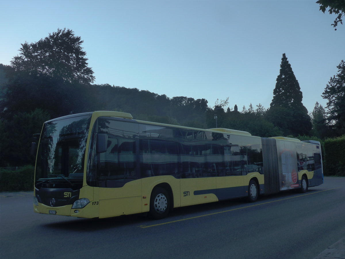 (218'783) - STI Thun - Nr. 173/BE 752'173 - Mercedes am 19. Juli 2020 bei der Schiffl�ndte Thun