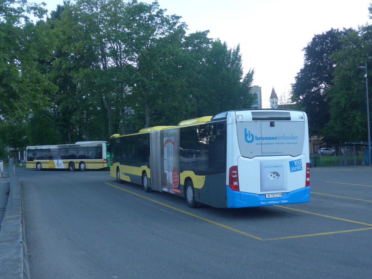 (218'784) - STI Thun - Nr. 173/BE 752'173 - Mercedes am 19. Juli 2020 bei der Schiffl�ndtze Thun