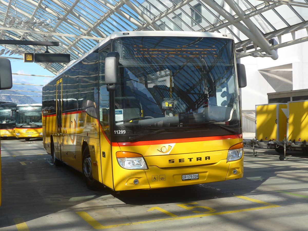 (218'869) - PostAuto Graub�nden - GR 179'709 - Setra am 20. Juli 2020 in Chur, Postautostation
