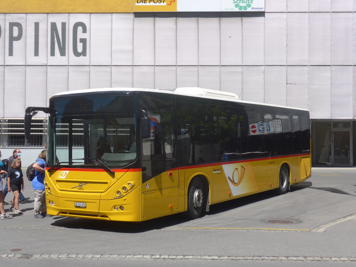 (218'895) - PostAuto Graub�nden - GR 101'652 - Volvo am 20. Juli 2020 beim Bahnhof Davos Platz