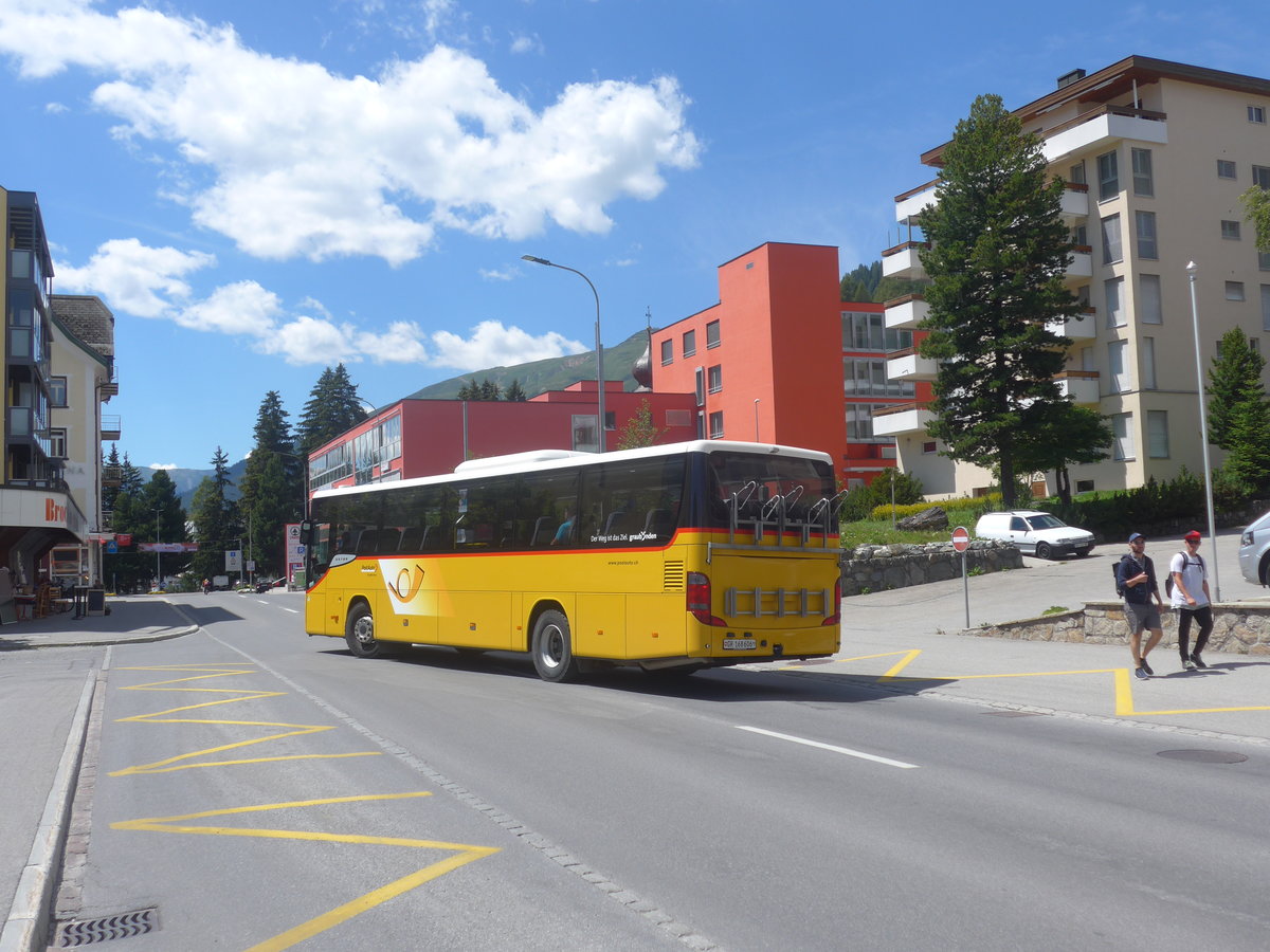 (218'913) - PostAuto Graub�nden - GR 168'606 - Setra am 20. Juli 2020 beim Bahnhof Davos Dorf