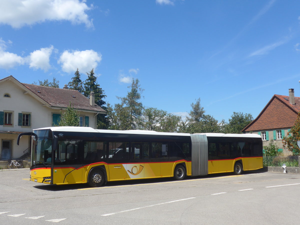 (219'007) - CarPostal Ouest - VD 267'845 - Solaris am 25. Juli 2020 in S�deilles, Village