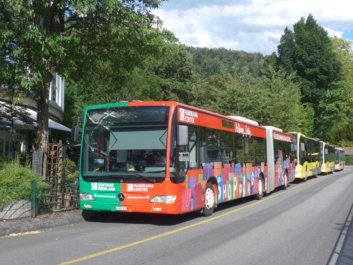 (219'157) - STI Thun - Nr. 137/BE 801'137 - Mercedes am 26. Juli 2020 bei der Schiffl�ndte Thun