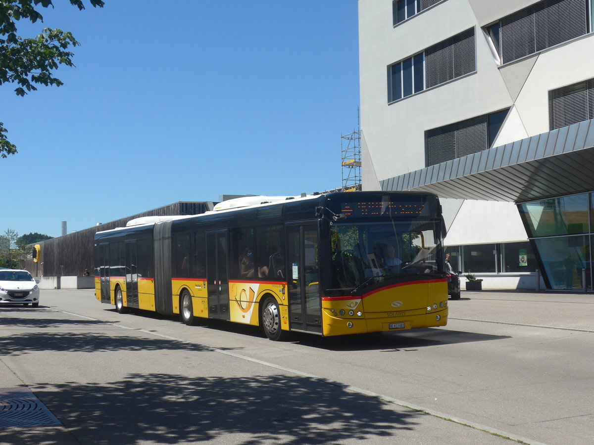 (219'216) - PostAuto Bern - Nr. 683/BE 813'683 - Solaris am 27. Juli 2020 beim Bahnhof Bern Br�nnen Westside