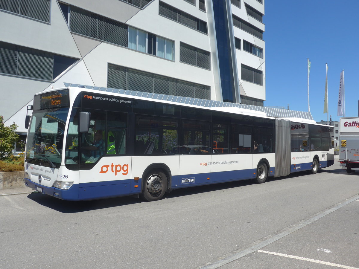 (219'228) - Gen�ve-Tours, Gen�ve - Nr. 1926/GE 960'948 - Mercedes am 27. Juli 2020 beim Bahnhof Bern Br�nnen Westside