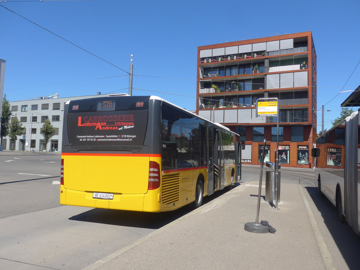 (219'251) - PostAuto Bern - Nr. 3/BE 414'003 - Mercedes (ex Klopfstein, Laupen Nr. 3) am 27. Juli 2020 beim Bahnhof Bern Br�nnen Westside