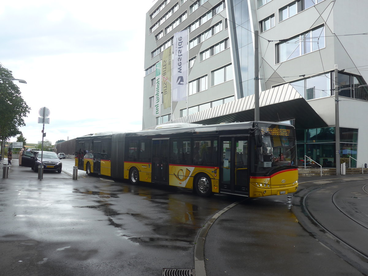 (219'396) - PostAuto Bern - Nr. 681/BE 820'681 - Solaris am 2. August 2020 beim Bahnhof Bern Br�nnen Westside
