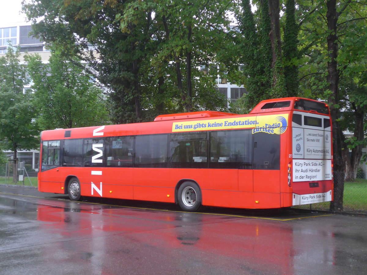(219'485) - Buchard, Leytron - Volvo (ex AHW Horgen Nr. 27) am 3. August 2020 bei der Schiffl�ndte Thun (Einsatz STI)