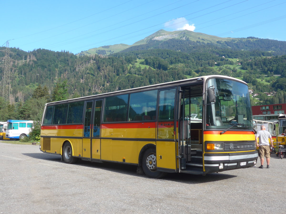 (219'679) - Schenk, Alpthal - Nr. 516/SH 90'024 - Setra (ex V�geli, Hettenschwil; ex Rosy Viaggi, Stabio; ex AutoPostale Ticino Nr. 516; ex P 25'069) am 26. August 2020 in Gr�sch, Bergbahnen