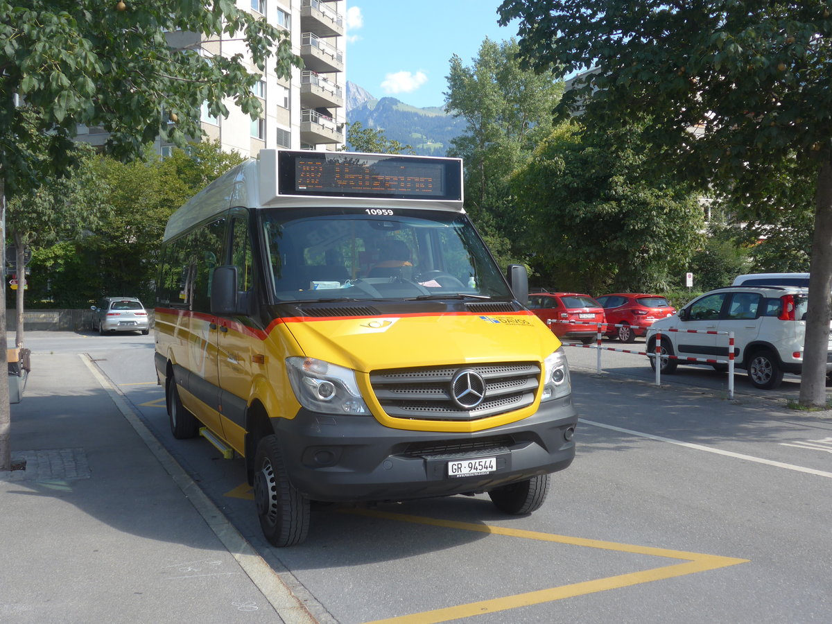 (219'749) - PostAuto Graub�nden - GR 94'544 - Mercedes am 16. August 2020 beim Bahnhof Landquart