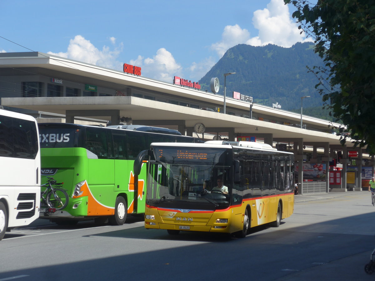 (219'773) - D�nser, Trimmis - GR 95'435 - MAN am 16. August 2020 beim Bahnhof Chur
