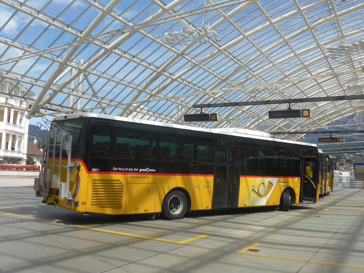 (219'807) - PostAuto Graub�nden - GR 170'438 - Iveco (ex PostAuto Ostschweiz) am 16. August 2020 in Chur, Postautostation