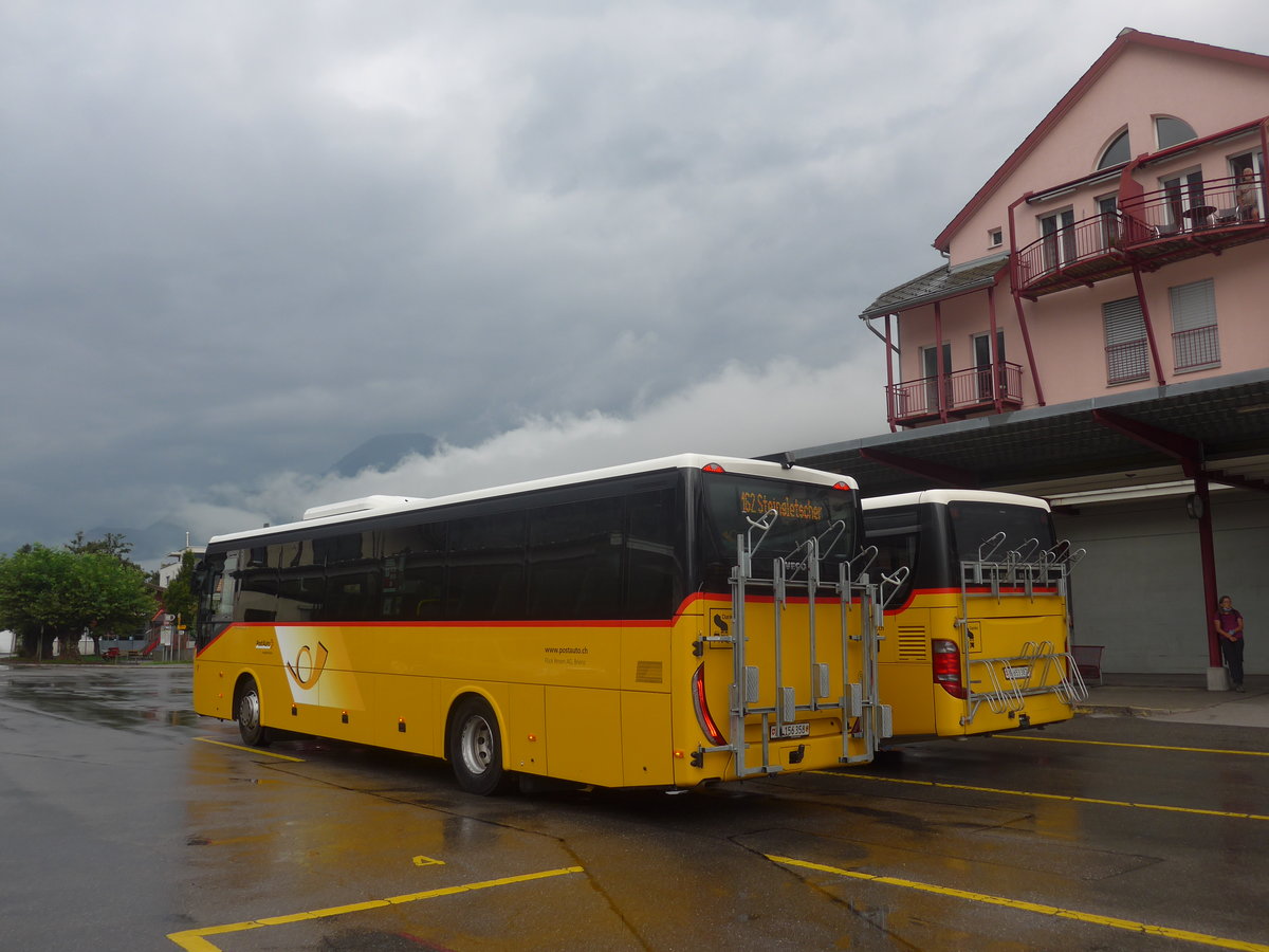 (219'871) - Fl�ck, Brienz - Nr. 9/BE 156'358 - Iveco am 22. August 2020 in Meiringen, Postautostation