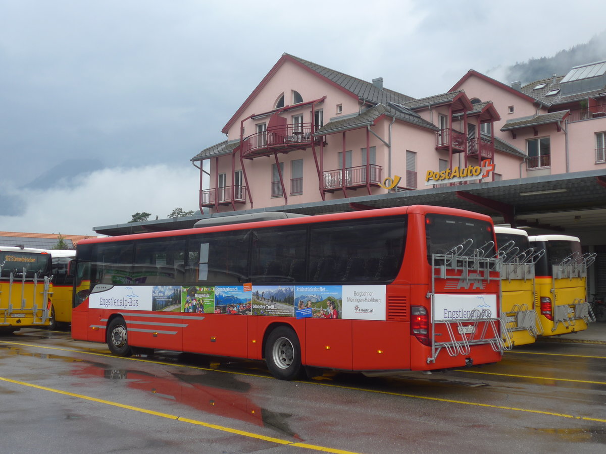 (219'879) - AFA Adelboden - Nr. 24/BE 26'701 - Setra am 22. August 2020 in Meiringen, Postautostation (Einsatz PostAuto f�r Engstlenalp-Bus)