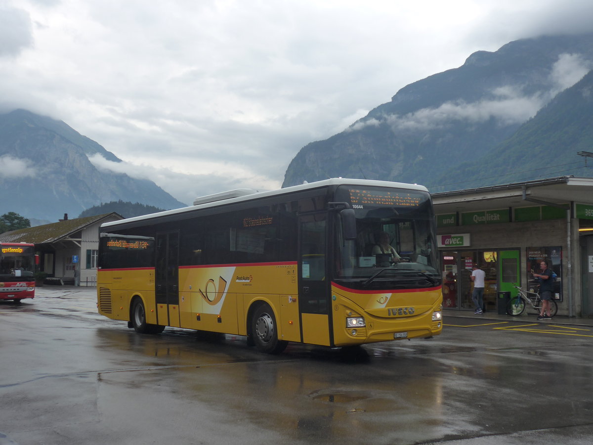 (219'884) - Fl�ck, Brienz - Nr. 9/BE 156'358 - Iveco am 22. August 2020 in Meiringen, Postautostation
