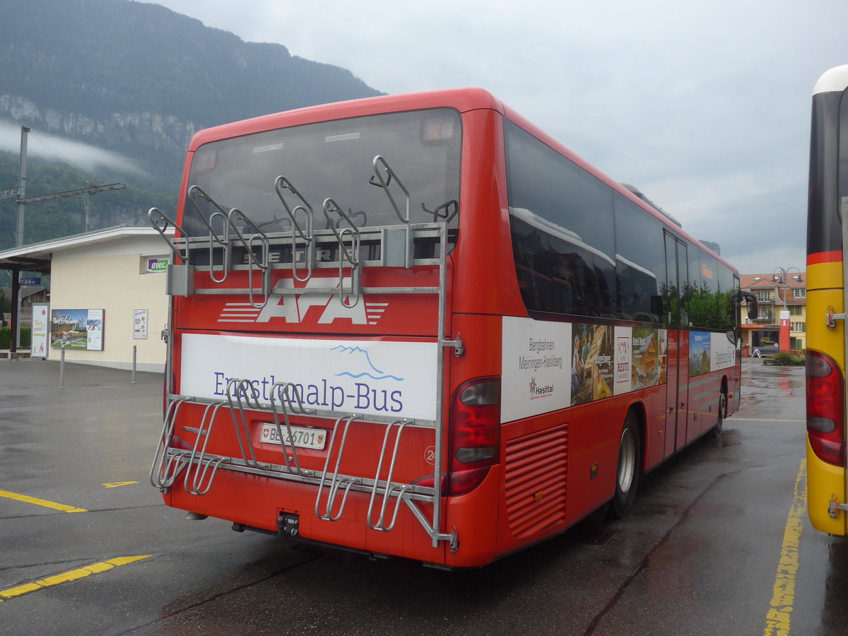 (219'886) - AFA Adelboden - Nr. 24/BE 26'701 - Setra am 22. August 2020 in Meiringen, Postautostation (Einsatz PostAuto f�r Engstlenalp-Bus)