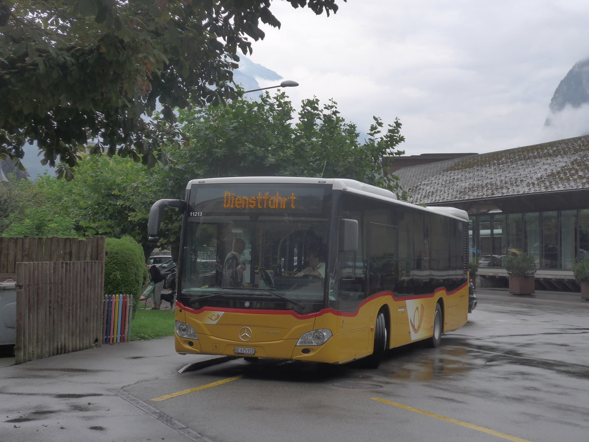 (219'889) - Fl�ck, Brienz - Nr. 22/BE 675'918 - Mercedes am 22. August 2020 in Meiringen, Postautostation
