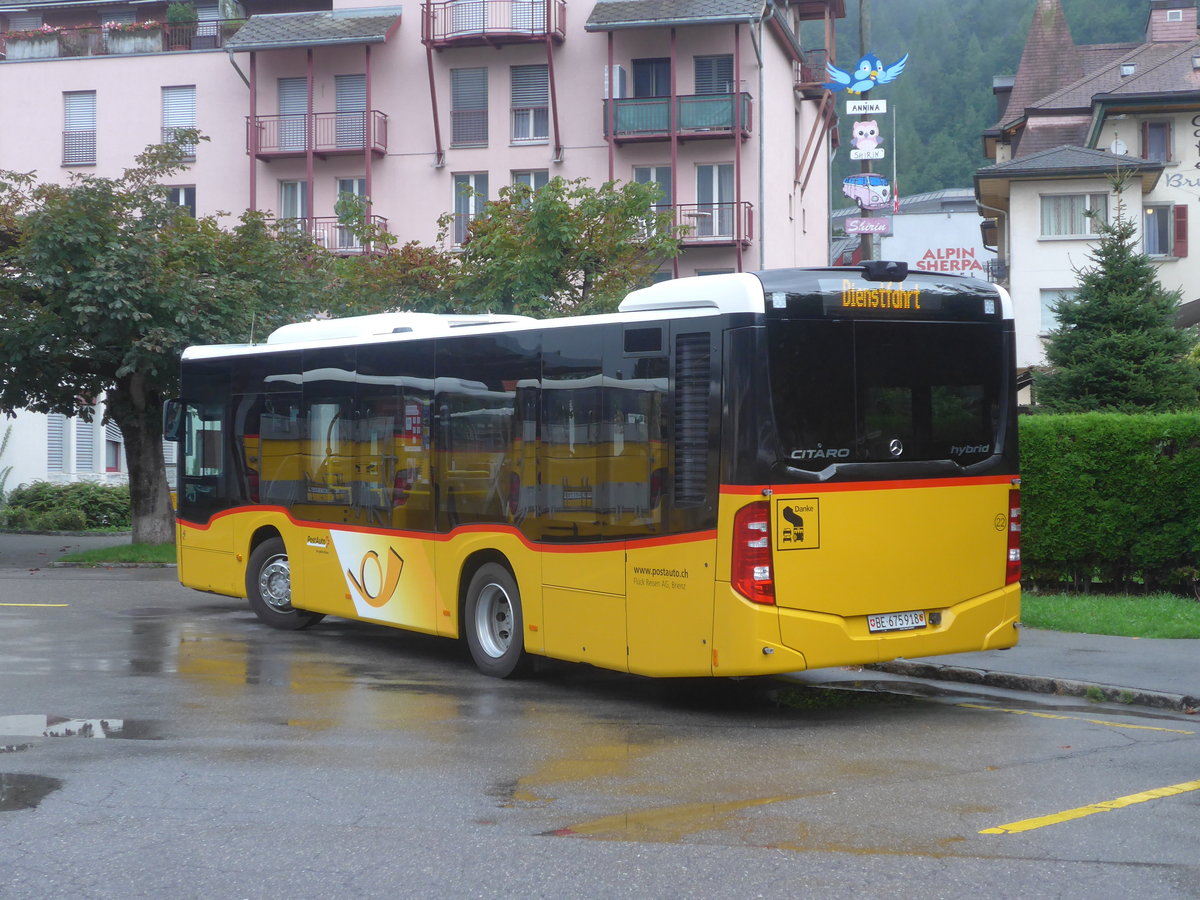 (219'892) - Fl�ck, Brienz - Nr. 22/BE 675'918 - Mercedes am 22. August 2020 in Meiringen, Postautostation