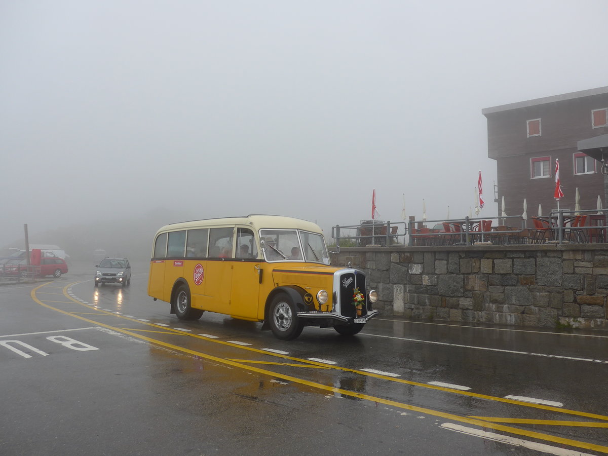 (219'895) - Blaser, Unterseen - BE 105'053 - Saurer/T�scher (ex Gessinger, Bad Ragaz) am 22. August 2020 in Grimsel, Passh�he