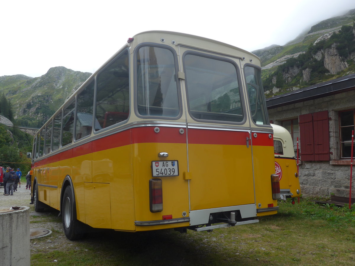 (219'908) - Birchler, Remetschwil - AG 54'039 - FBW/T�scher (ex Gerber, Winkel; ex Eggenberger, M�riken; ex Tanner, Bubendorf; ex P 24'803) am 22. August 2020 in Gletsch, DFB