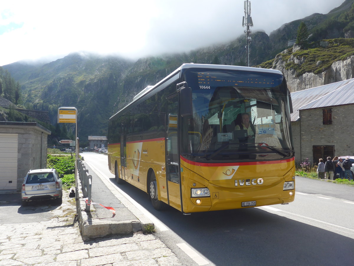 (219'980) - Fl�ck, Brienz - Nr. 9/BE 156'358 - Iveco am 22. August 2020 in Gletsch, Post
