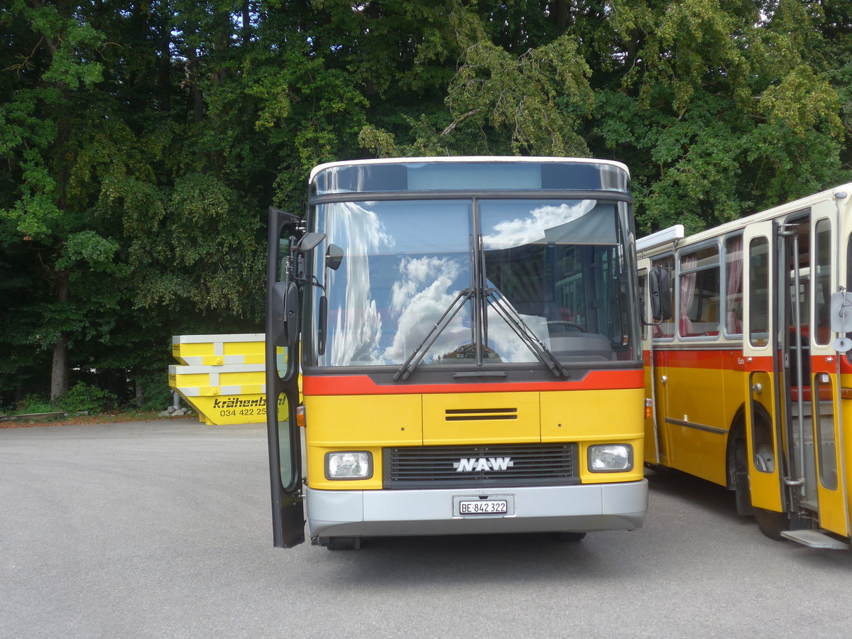 (220'113) - Widmer, Bern - BE 842'322 - NAW/Hess (ex Lombardi, Winterthur; ex Wohlgemuth, Hochwald) am 23. August 2020 in Burgdorf, �kihof Ziegelgut