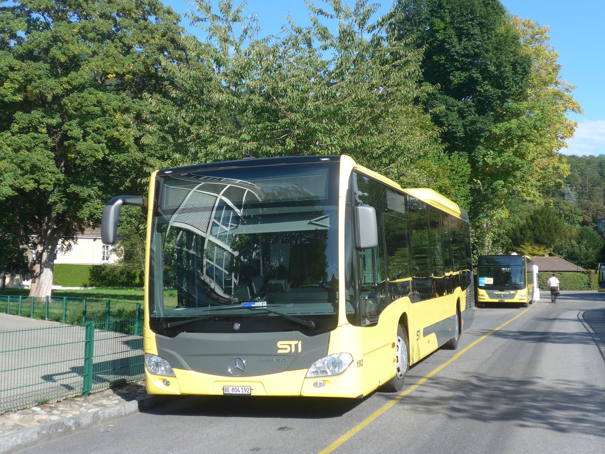(220'455) - STI Thun - Nr. 192/BE 804'192 - Mercedes am 5. September 2020 bei der Schiffl�ndte Thun
