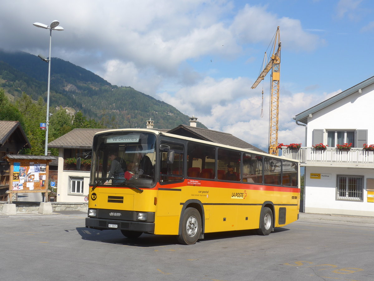 (220'481) - Oser, B�rchen - VS 93'575 - NAW/Lauber (ex Epiney, Ayer) am 6. September 2020 in Vissoie, Post