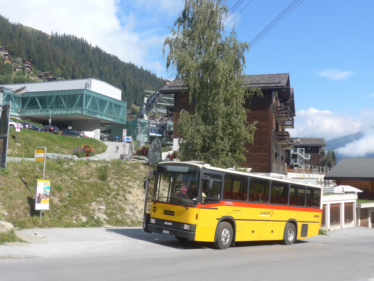 (220'486) - Oser, B�rchen - VS 93'575 - NAW/Lauber (ex Epiney, Ayer) am 6. September 2020 in Grimentz, T�l�cabine