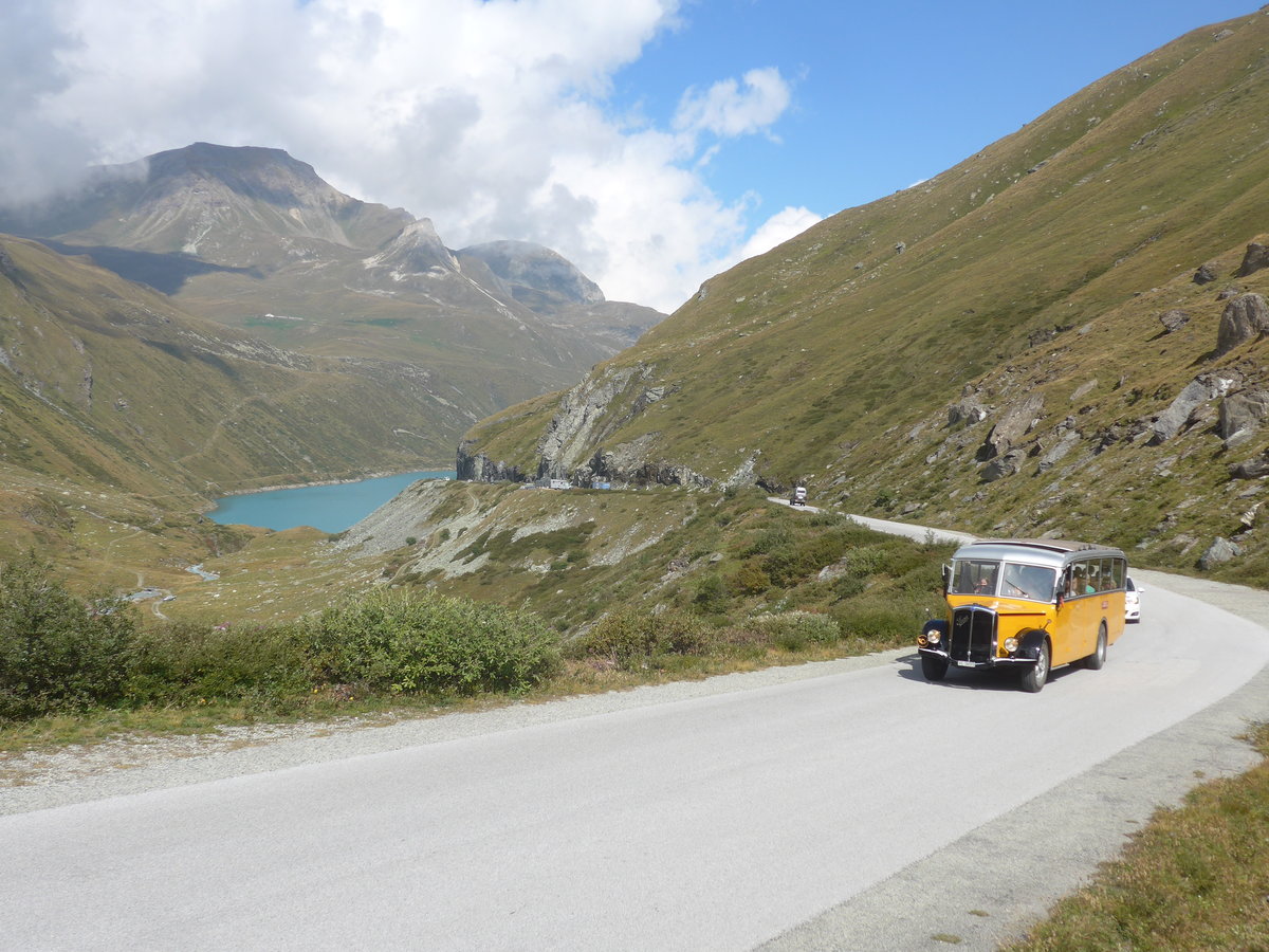 (220'500) - Bonnard, Ayer - VS 16'091 - Saurer/Hess (ex APN Gen�ve; Baumgartner, Grenchen; ex P 23'009; ex P 2031) am 6. September 2020 in Moiry, Lac de Moiry