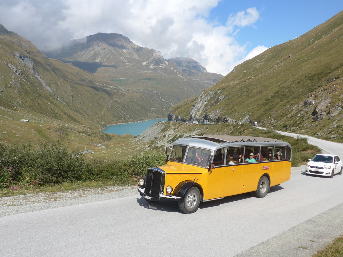 (220'501) - Bonnard, Ayer - VS 16'091 - Saurer/Hess (ex APN Gen�ve; ex Baumgartner, Grenchen; ex P 23'009; ex P 2031) am 6. September 2020 in Moiry, Lac de Moiry