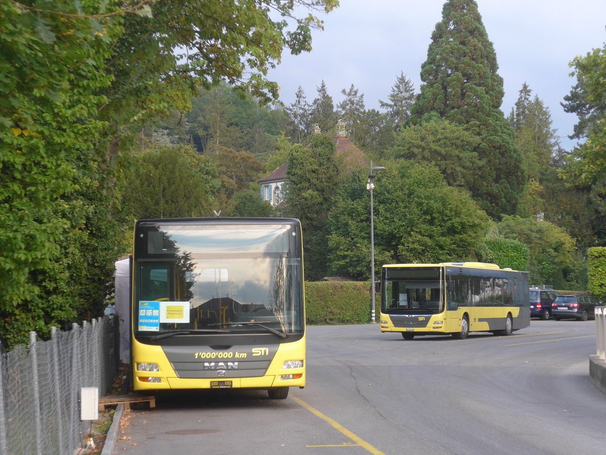 (220'557) - STI Thun - Nr. 131 - MAN am 10. September 2020 bei der Schiffl�ndte Thun