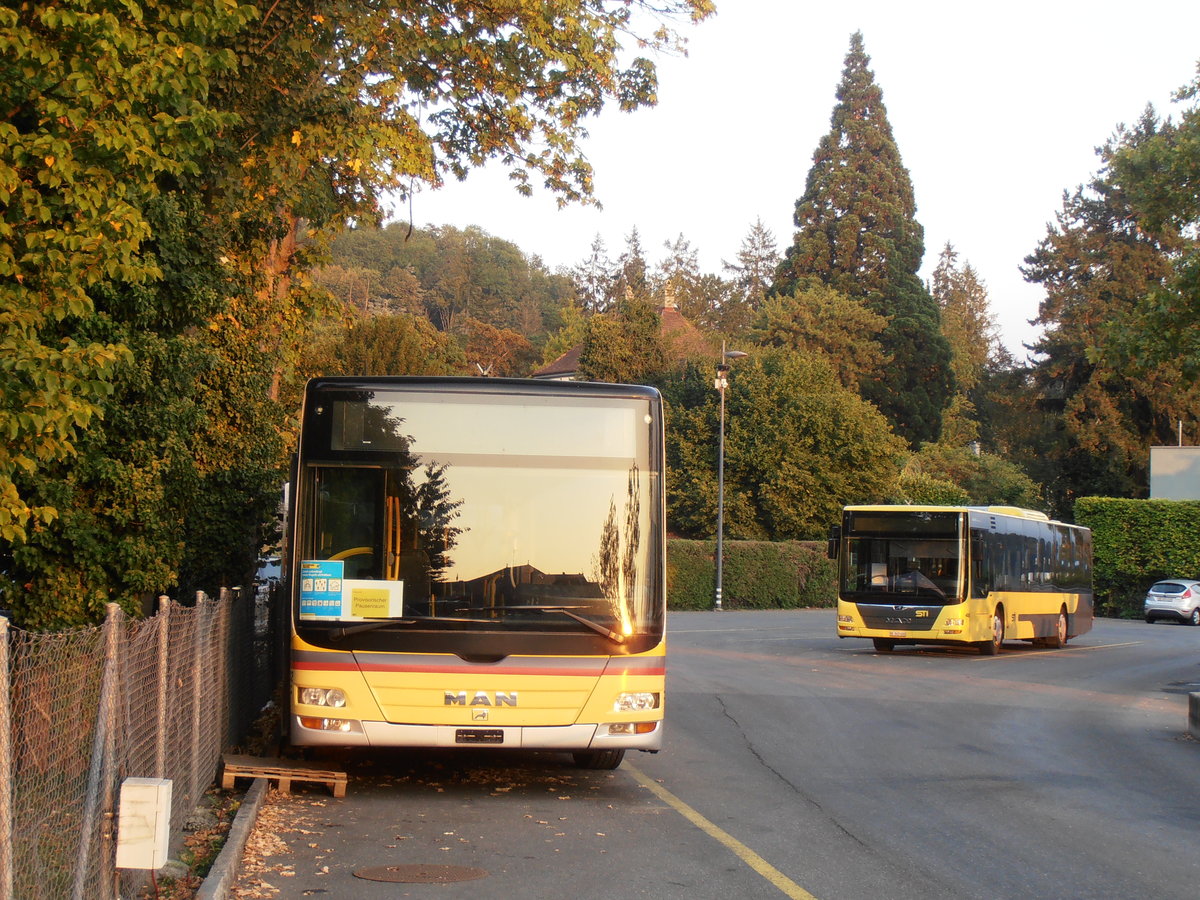 (220'802) - STI Thun - Nr. 132 - MAN am 18. September 2020 bei der Schiffl�ndte Thun