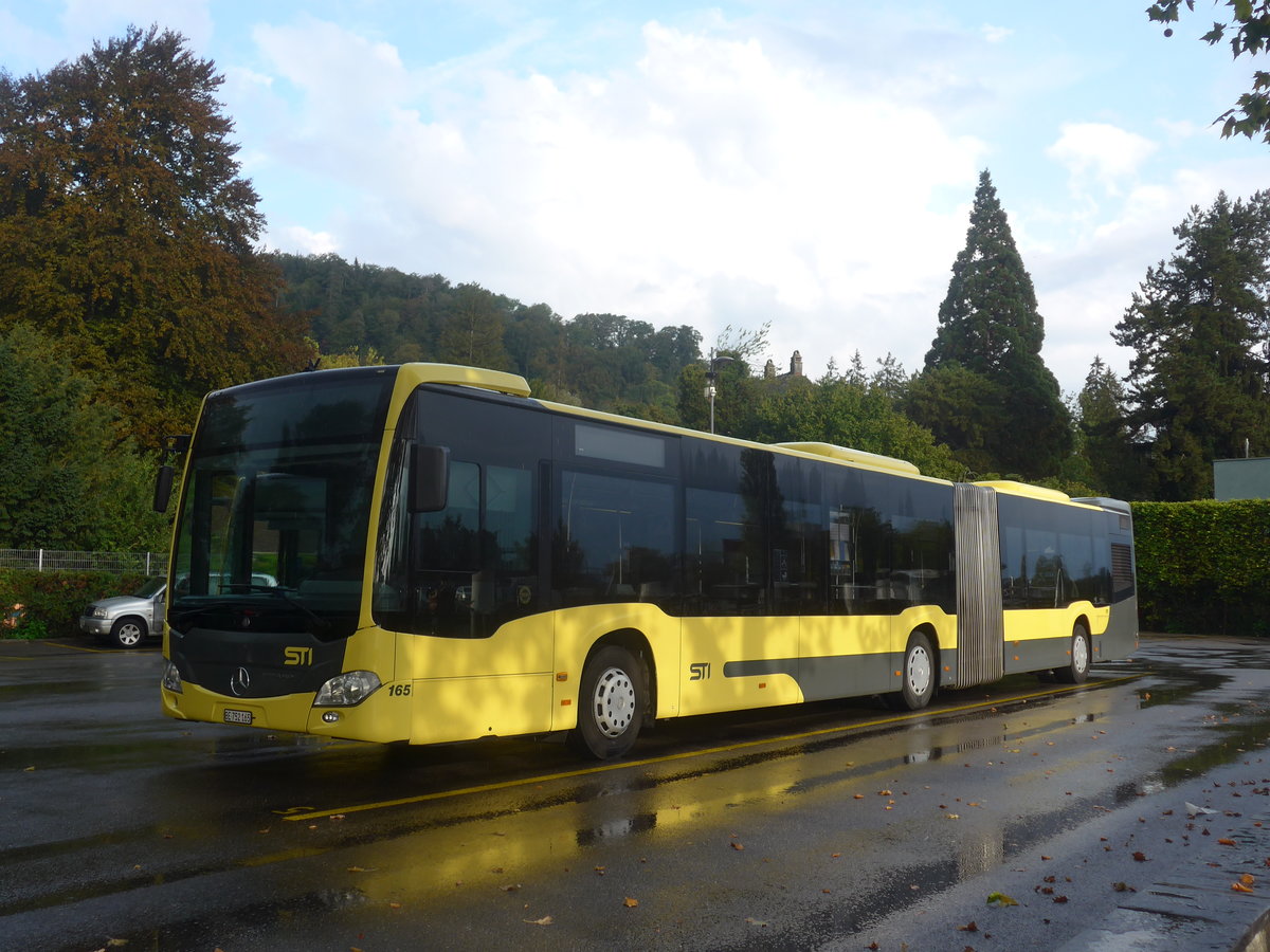 (220'879) - STI Thun - Nr. 165/BE 752'165 - Mercedes am 20. September 2020 bei der Schiffl�ndte Thun
