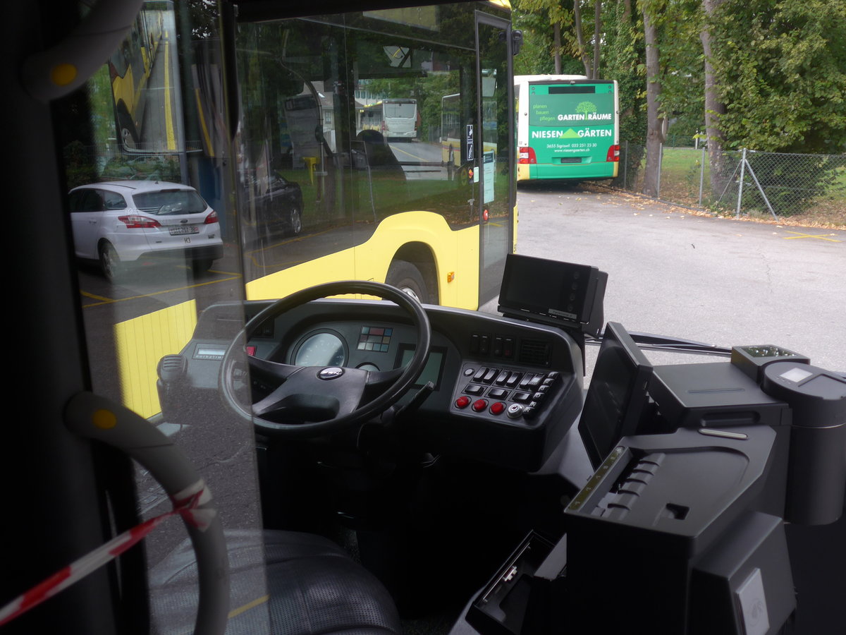 (220'951) - STI Thun - Nr. 149/BE 801'149 - MAN am 22. September 2020 bei der Schiffl�ndte Thun (Innenaufnahme)