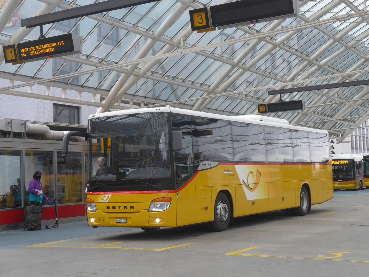 (221'456) - PostAuto Graub�nden - GR 179'702 - Setra am 26. September 2020 in Chur, Postautostation