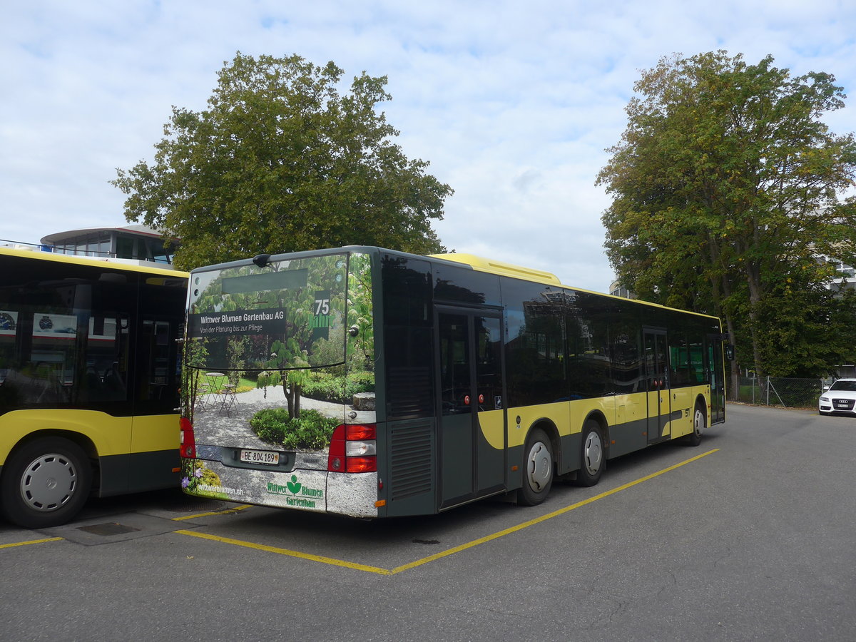 (221'593) - STI Thun - Nr. 189/BE 804'189 - MAN am 28. September 2020 bei der Schiffl�ndte Thun