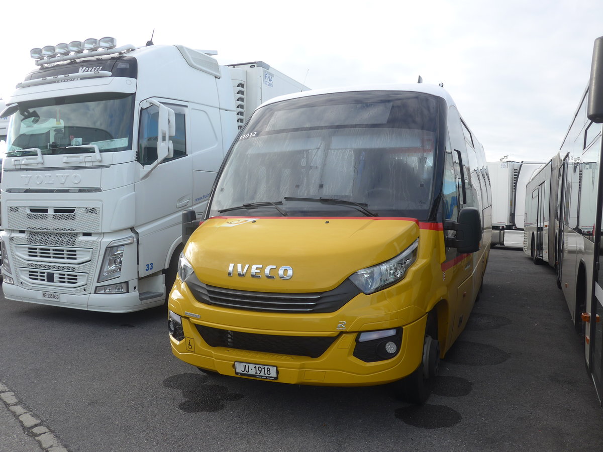 (221'701) - Froidevaux, Charmoille - JU 1918 - Iveco/Rosero am 11. Oktober 2020 in Kerzers, Interbus