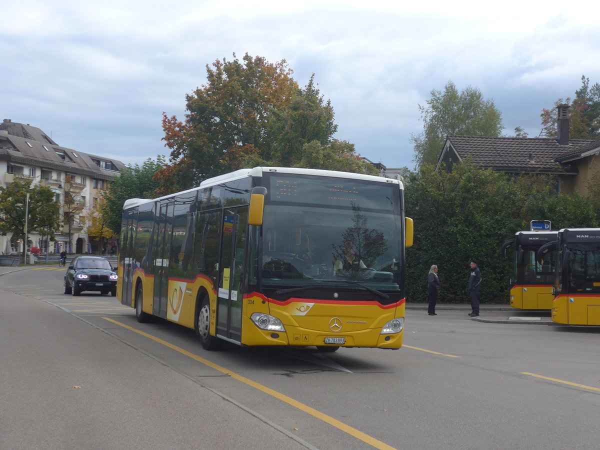 (221'753) - ASN Stadel - Nr. 334/ZH 783'893 - Mercedes am 11. Oktober 2020 beim Bahnhof B�lach