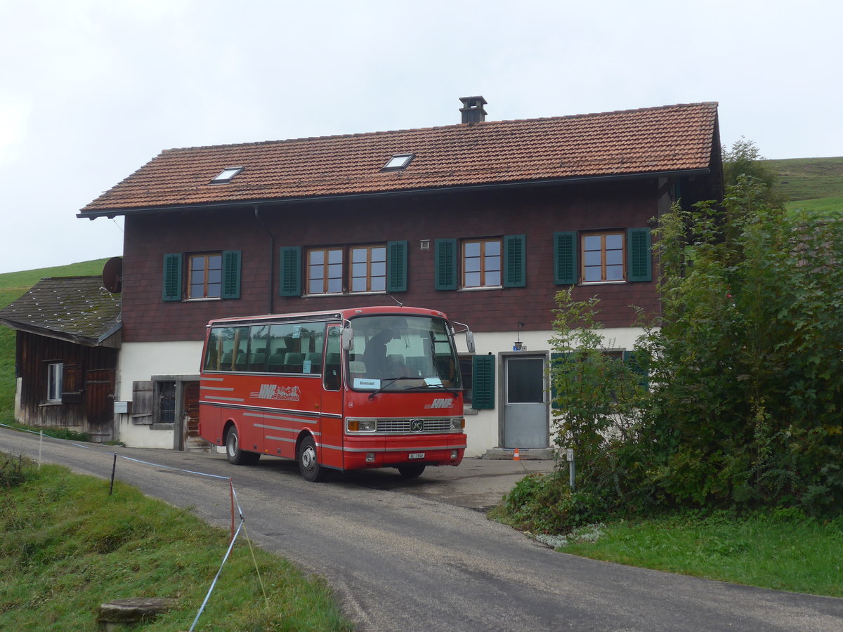(221'844) - Bieger, Uster - Nr. 31/GL 1946 - Setra (ex AFA Adelboden Nr. 31; ex AFA Adelboden Nr. 10; ex Fr�hlich, Z�rich) am 12. Oktober 2020 in Gh�ch, S�delstrasse