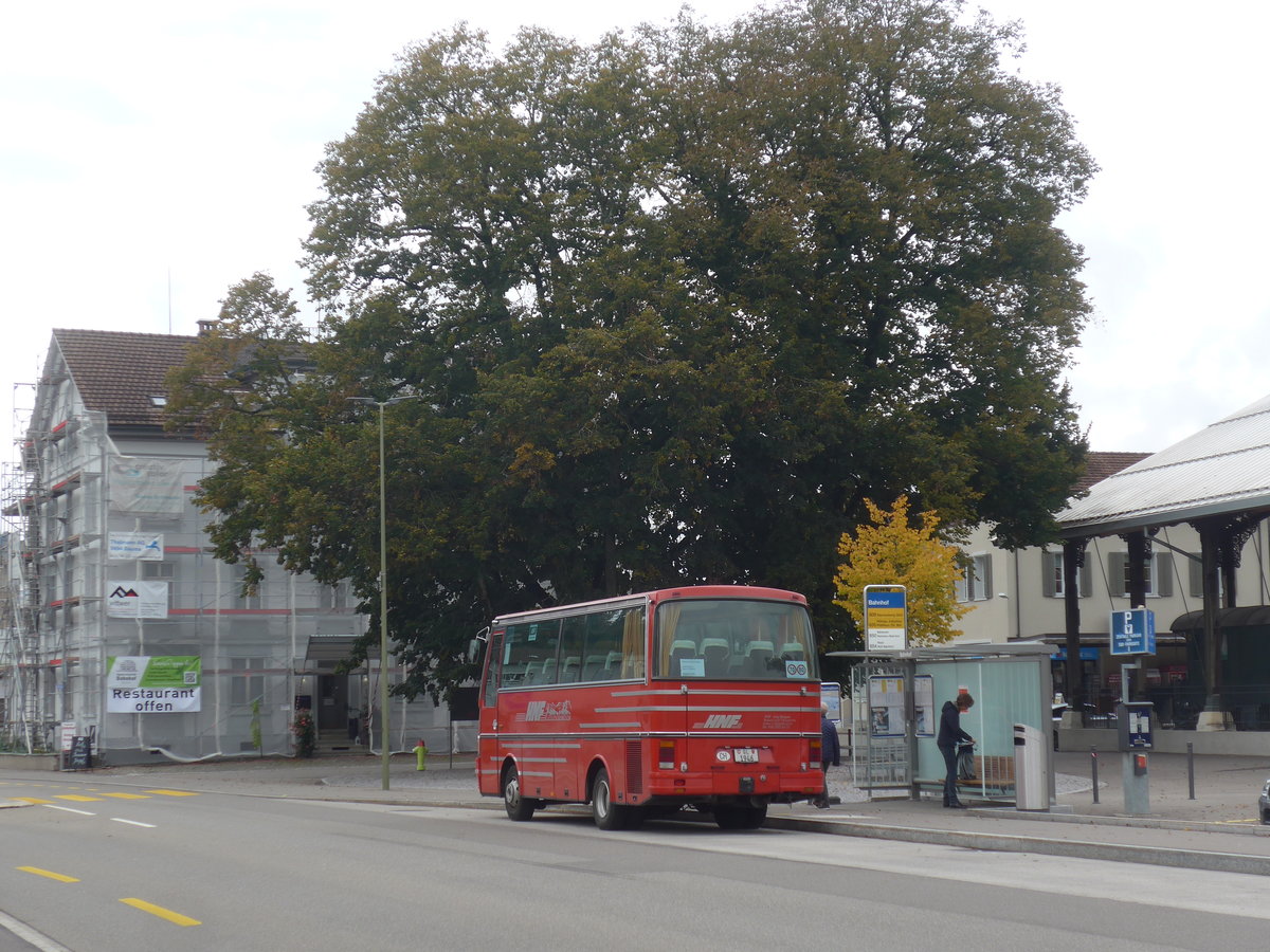 (221'864) - Biegger, Uster - Nr. 31/GL 1946 - Setra (ex AFA Adelboden Nr. 31; ex AFA Adelboden Nr. 10; ex Fr�hlich, Z�rich) am 12. Oktober 2020 beim Bahnhof Bauma