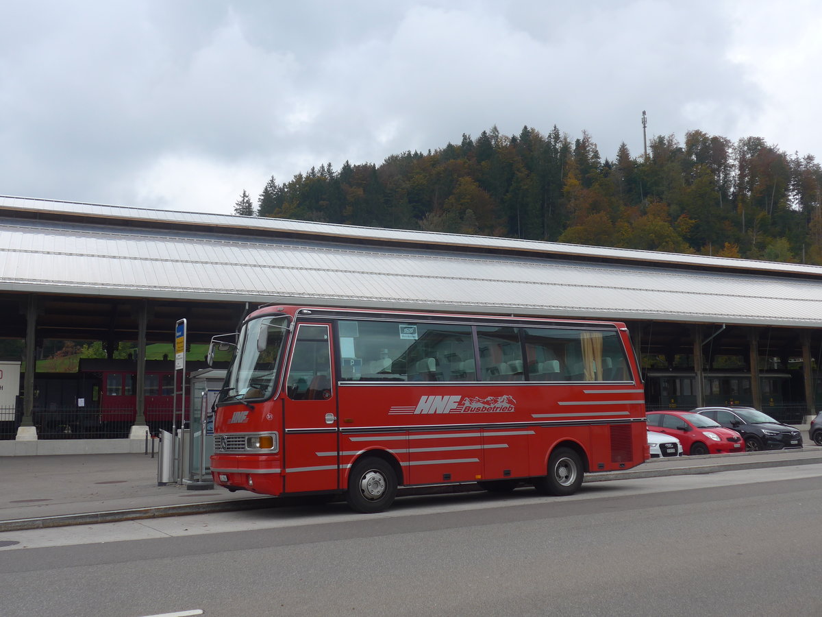 (221'865) - Biegger, Uster - Nr. 31/GL 1946 - Setra (ex AFA Adelboden Nr. 31; ex AFA Adelboden Nr. 10; ex Fr�hlich, Z�rich) am 12. Oktober 2020 beim Bahnhof Bauma