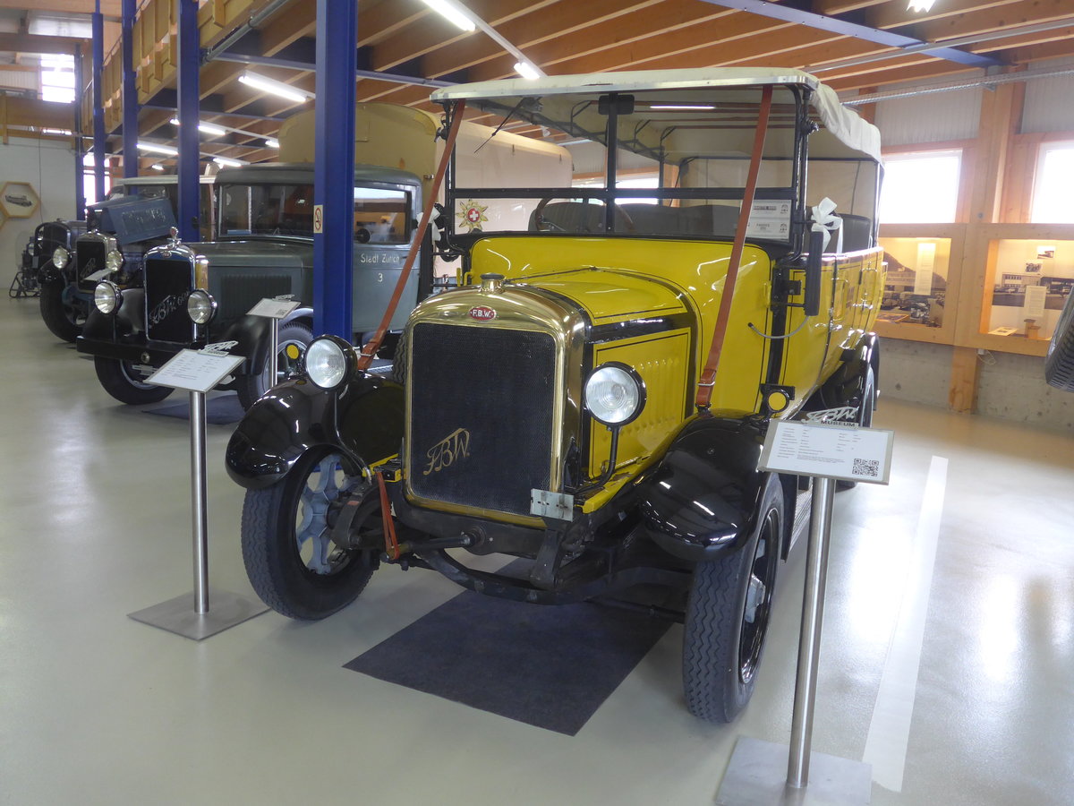 (221'990) - R�llin, Hirzel - FBW/Seitz-Hess (ex RhV Altst�tten Nr. 31; ex P1529; ex P 2881) am 18. Oktober 2020 in Wetzikon, FBW-Museum