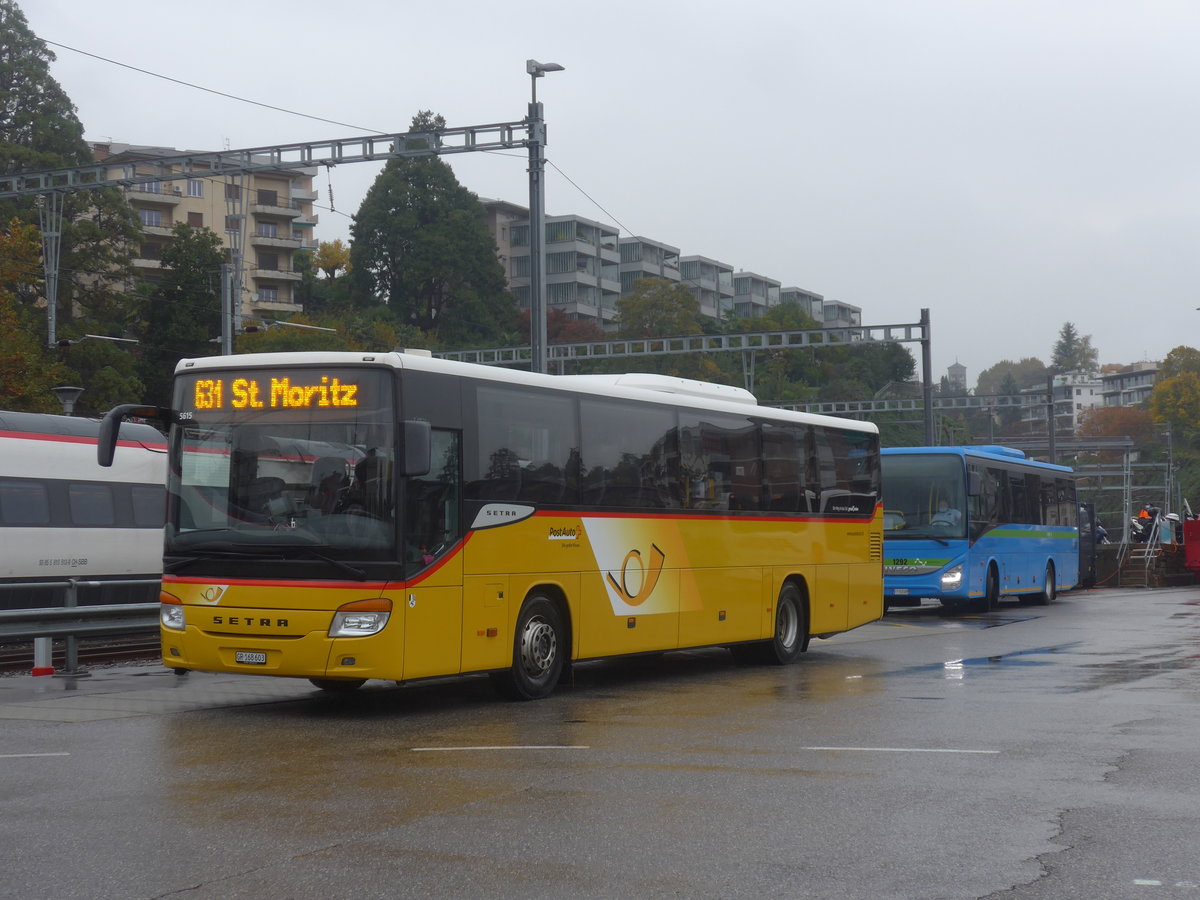 (222'561) - PostAuto Graub�nden - GR 168'603 - Setra am 23. Oktober 2020 beim Bahnhof Lugano