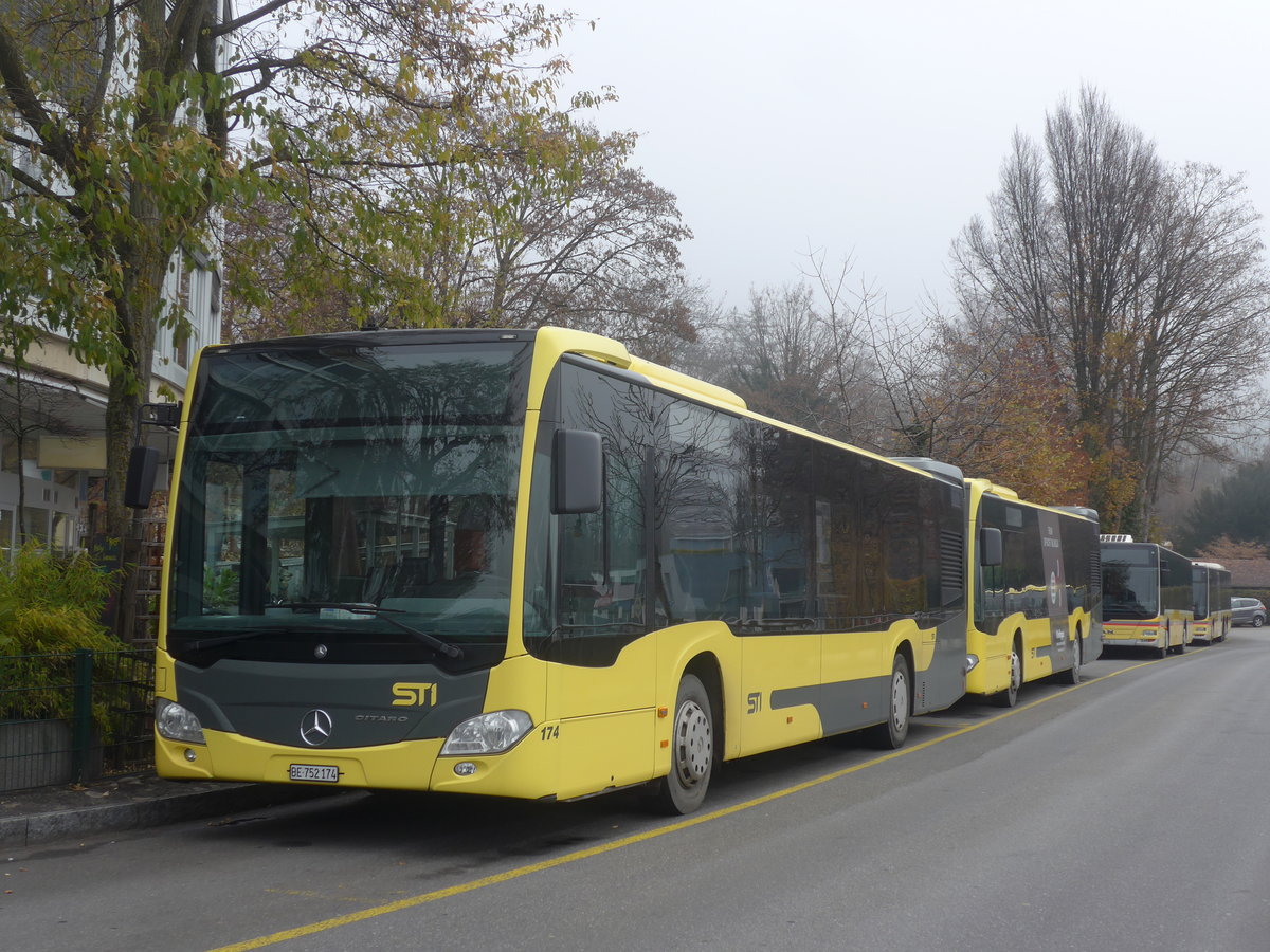 (222'867) - STI Thun - Nr. 174/BE 752'174 - Mercedes am 27. November 2020 bei der Schiffl�ndte Thun
