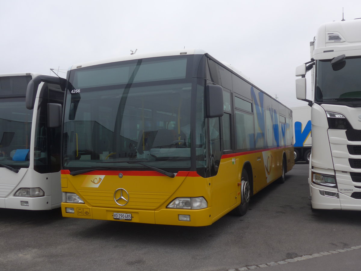 (222'901) - CarPostal Ouest - VD 290'485 - Mercedes (ex Geinoz, Yverdon) am 29. November 2020 in Kerzers, Interbus