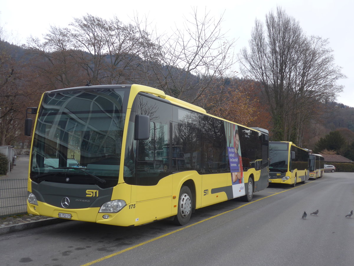 (223'053) - STi Thun - Nr. 175/BE 752'175 - Mercedes am 20. Dezember 2020 bei der Schiffl�ndte Thun