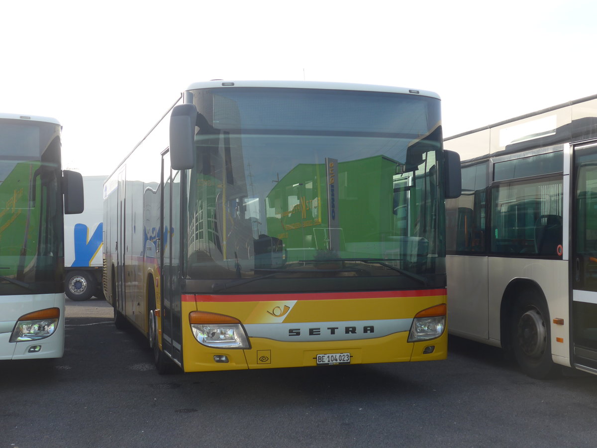 (223'096) - K�bli, Gstaad - BE 104'023 - Setra (ex Nr. 1) am 26. Dezember 2020 in Kerzers, Interbus